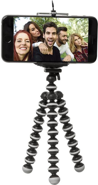 EMERGE TECH Selfie Tripod Kit, Black