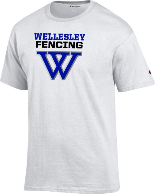 Wellesley Champion T Shirt Wellesley Fencing - ONLINE ONLY